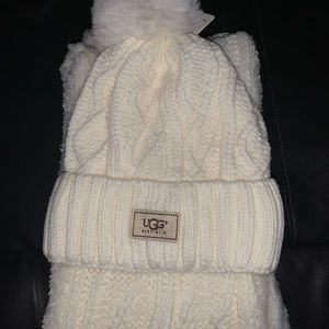 Ugg hat and scarf